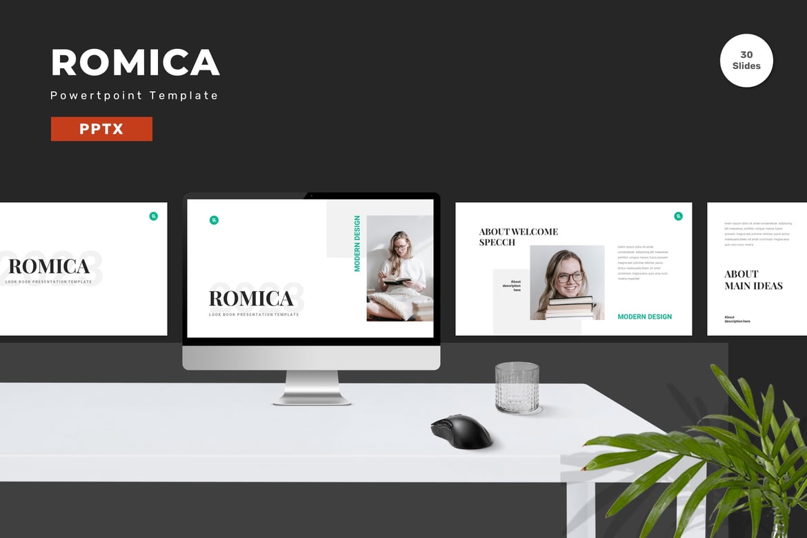 Romica - Template Powerpoint Profesional untuk Segala Kebutuhan