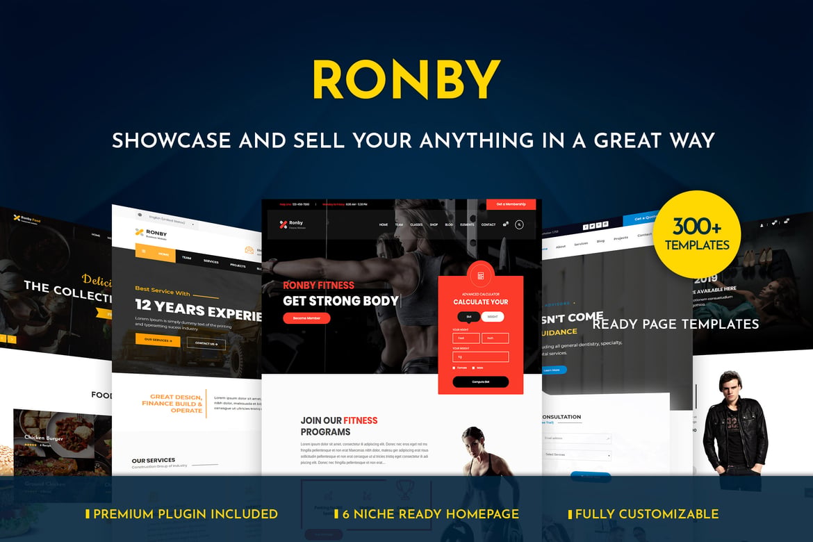 Ronby | Tema WordPress Multi-Purpose untuk 6 Niche Bisnis