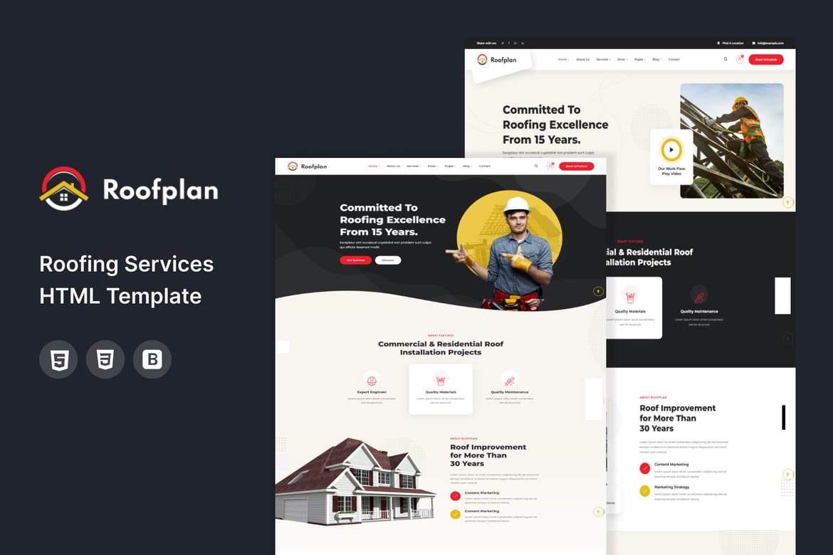 Template Website Roofplan - Solusi Ideal untuk Bisnis Atap Anda