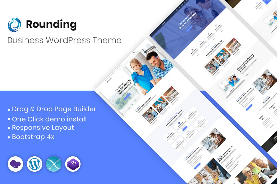 Rounding - Tema WordPress Bisnis Modern dan Fleksibel
