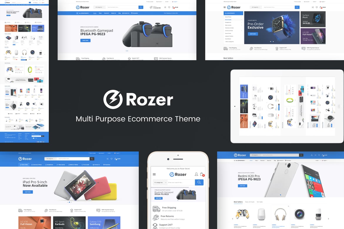 Rozer - Tema WordPress eCommerce Digital Terbaik