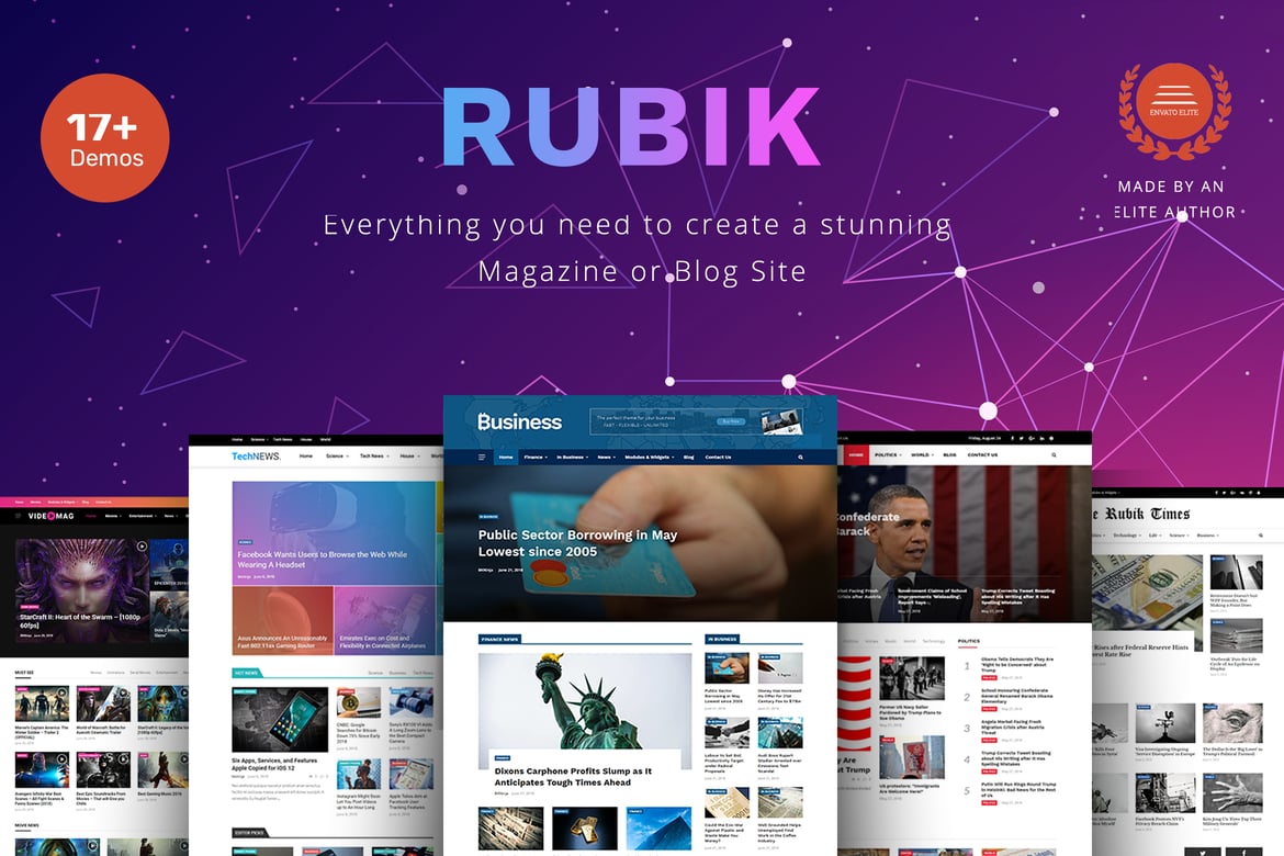 Tema WordPress Rubik: Solusi Terbaik untuk Berita dan Majalah Anda