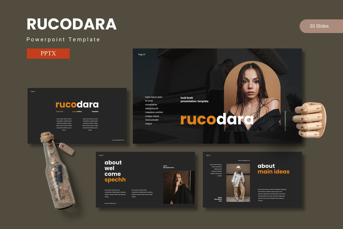 Rucodara - Template PowerPoint yang Menarik dan Profesional
