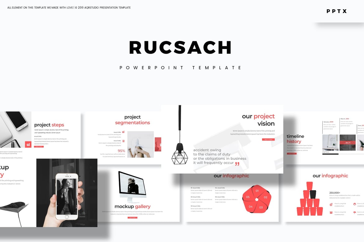 Template Presentasi Rucsach - Powerpoint yang Serbaguna