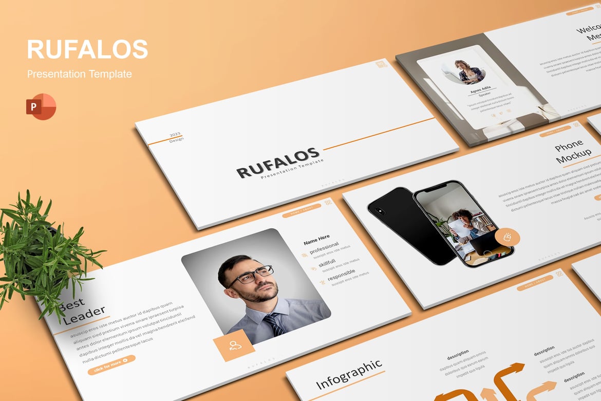 Rufalos - Template Presentasi PowerPoint Profesional