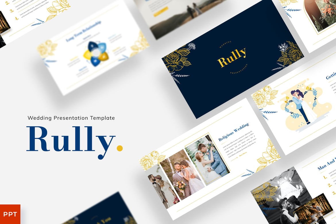 Template Presentasi PowerPoint Rully yang Menarik dan Kreatif