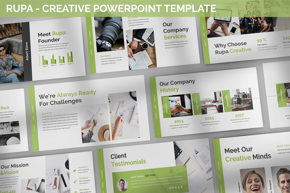 Rupa - Template Powerpoint Kreatif untuk Presentasi Menarik
