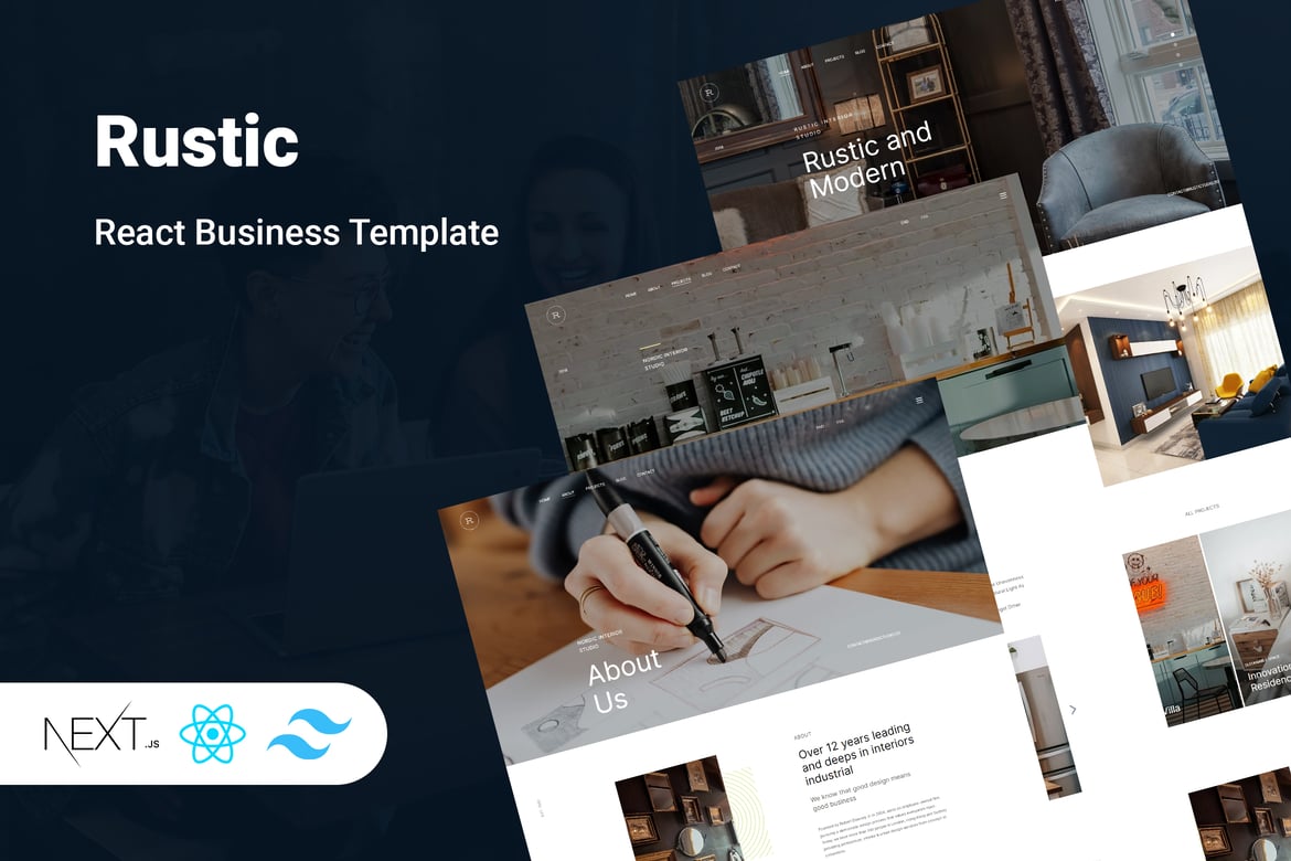 Template Website Bisnis Rustic - Solusi Kreatif untuk Perusahaan Anda