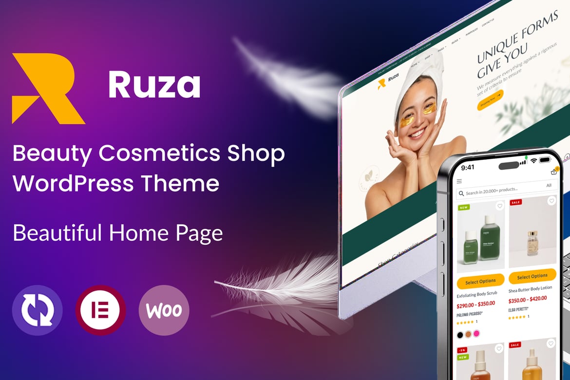 Ruza - Tema WordPress Toko Kecantikan yang Memukau