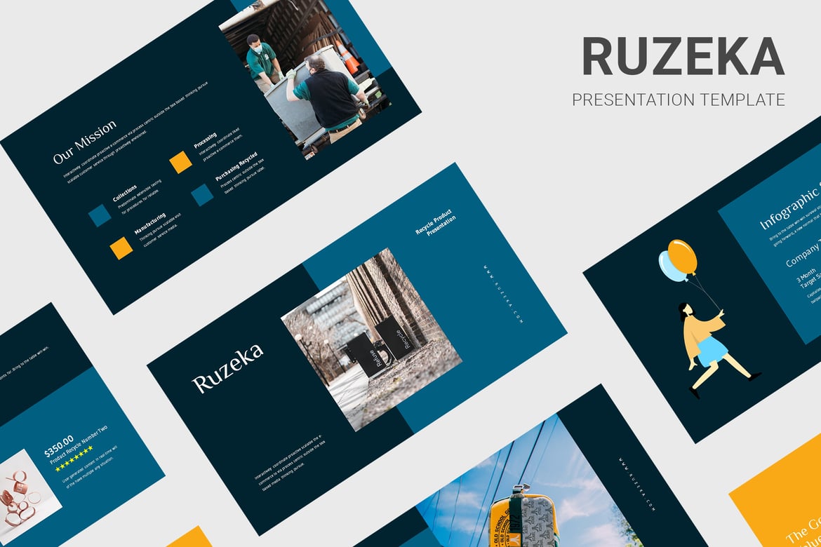 Ruzeka - Template Powerpoint Ramah Lingkungan untuk Presentasi Menarik