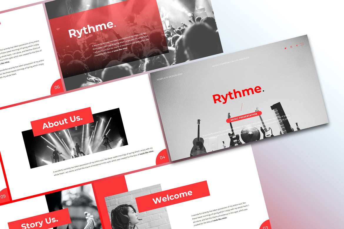 Rythme - Template Presentasi Musik yang Menarik dan Serbaguna