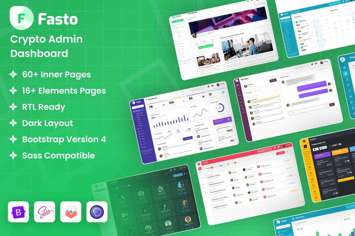 Template Dashboard Admin SaaS yang Modern dan Responsif