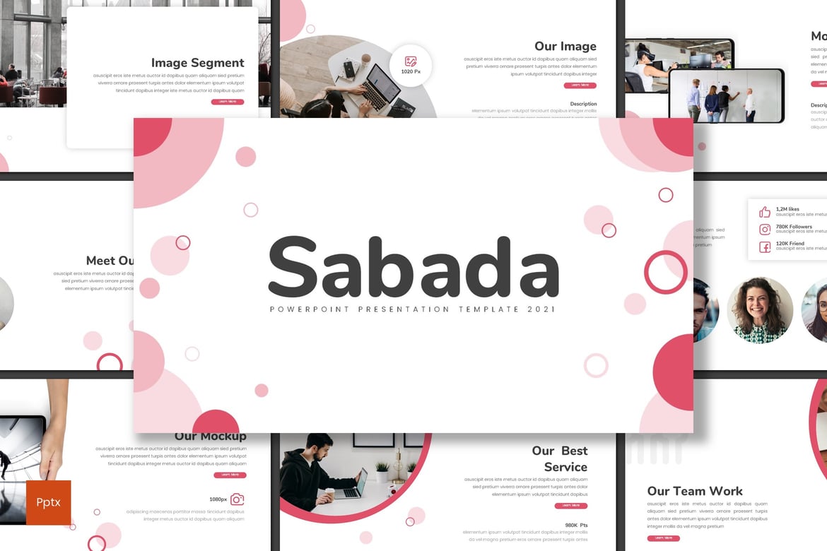 Template Powerpoint Sabada - Desain Presentasi Kreatif untuk Bisnis Anda