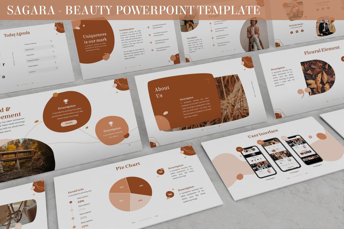 Sagara - Template Powerpoint Cantik dan Profesional