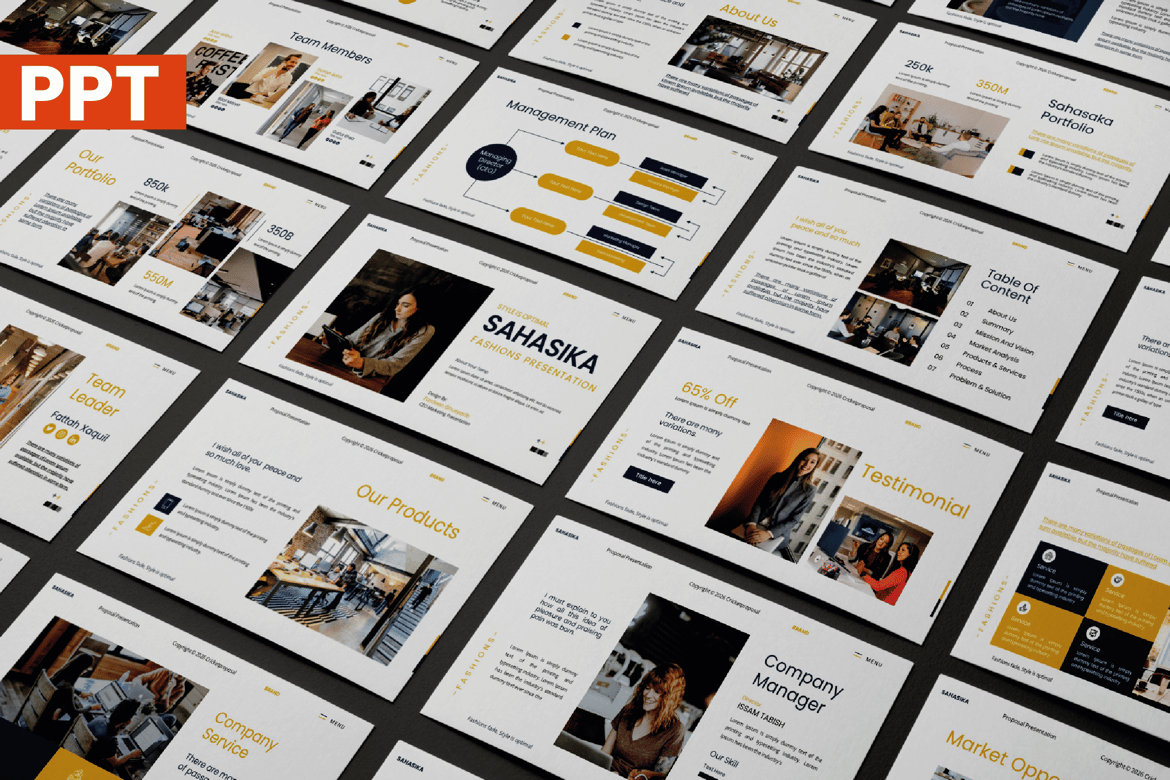 Template Powerpoint Sahasika: Presentasi Modern dan Efektif