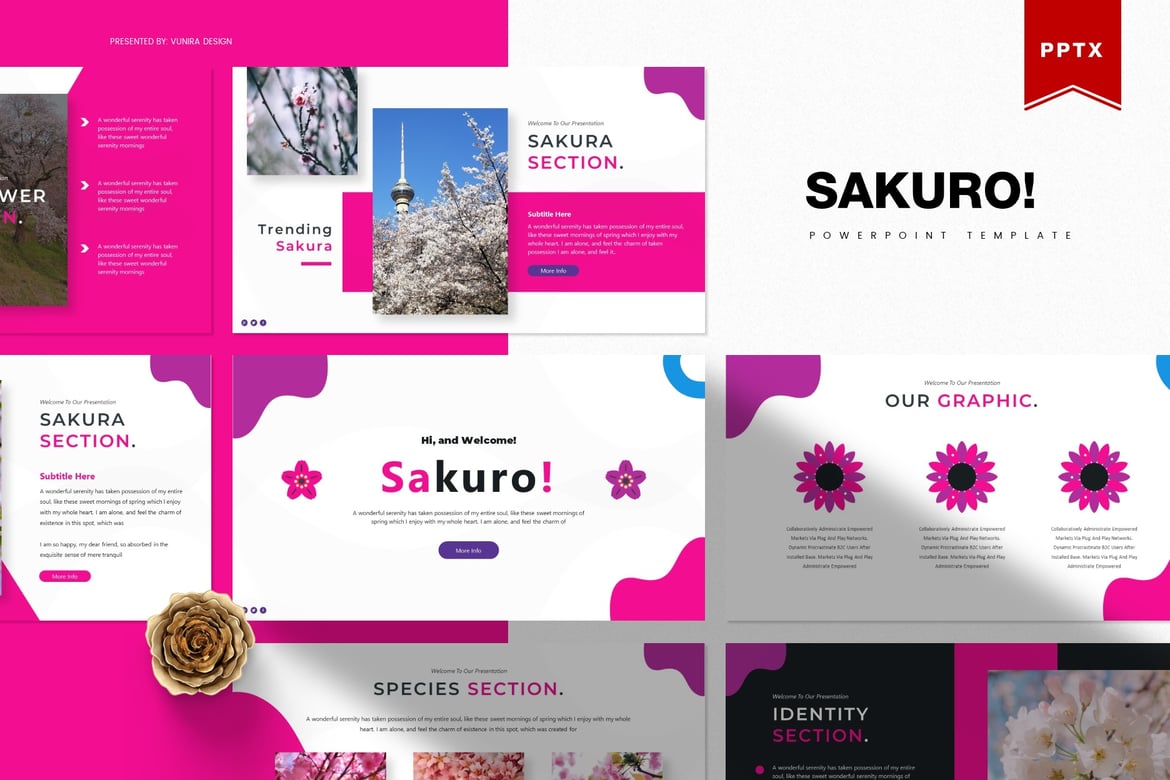 Sakuro! | Template Powerpoint Menarik untuk Presentasi Anda