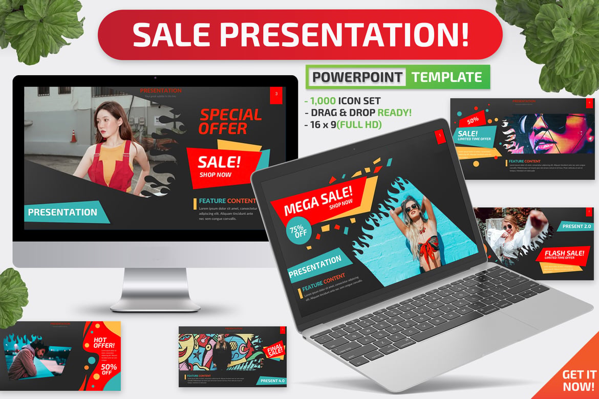Template Presentasi PowerPoint untuk Penjualan yang Menarik
