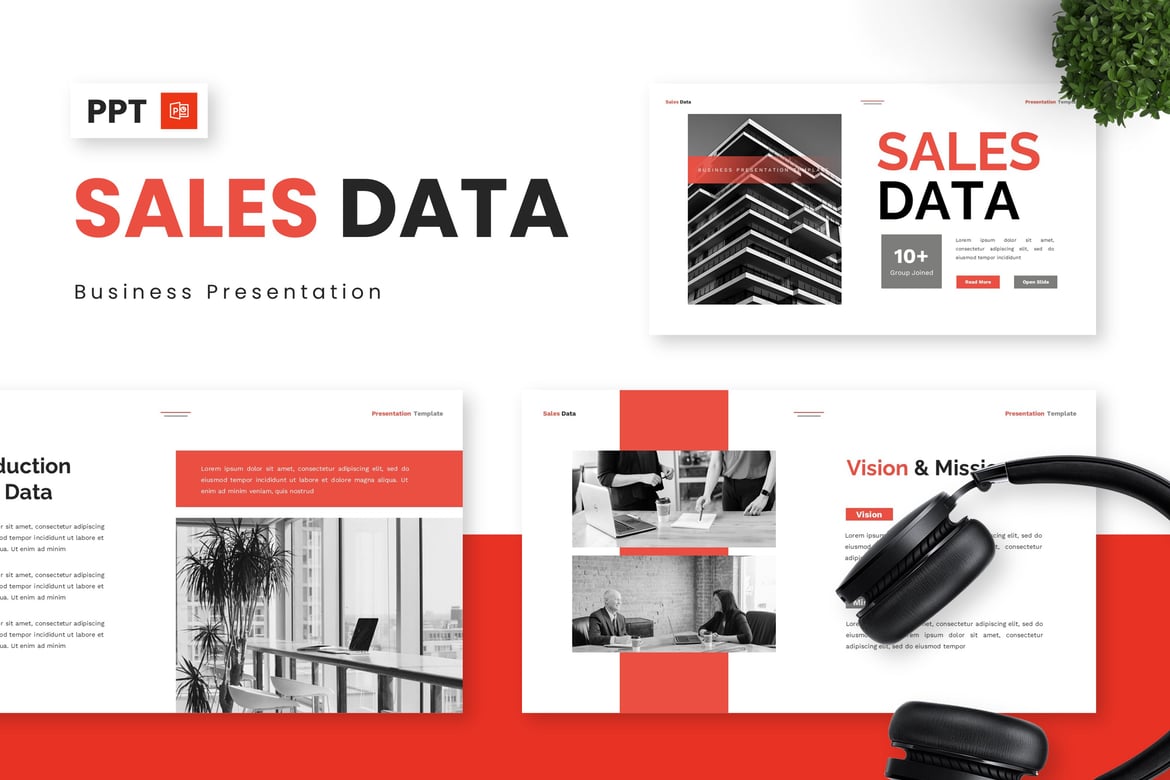 Template PowerPoint Data Penjualan yang Menarik untuk Bisnis Anda