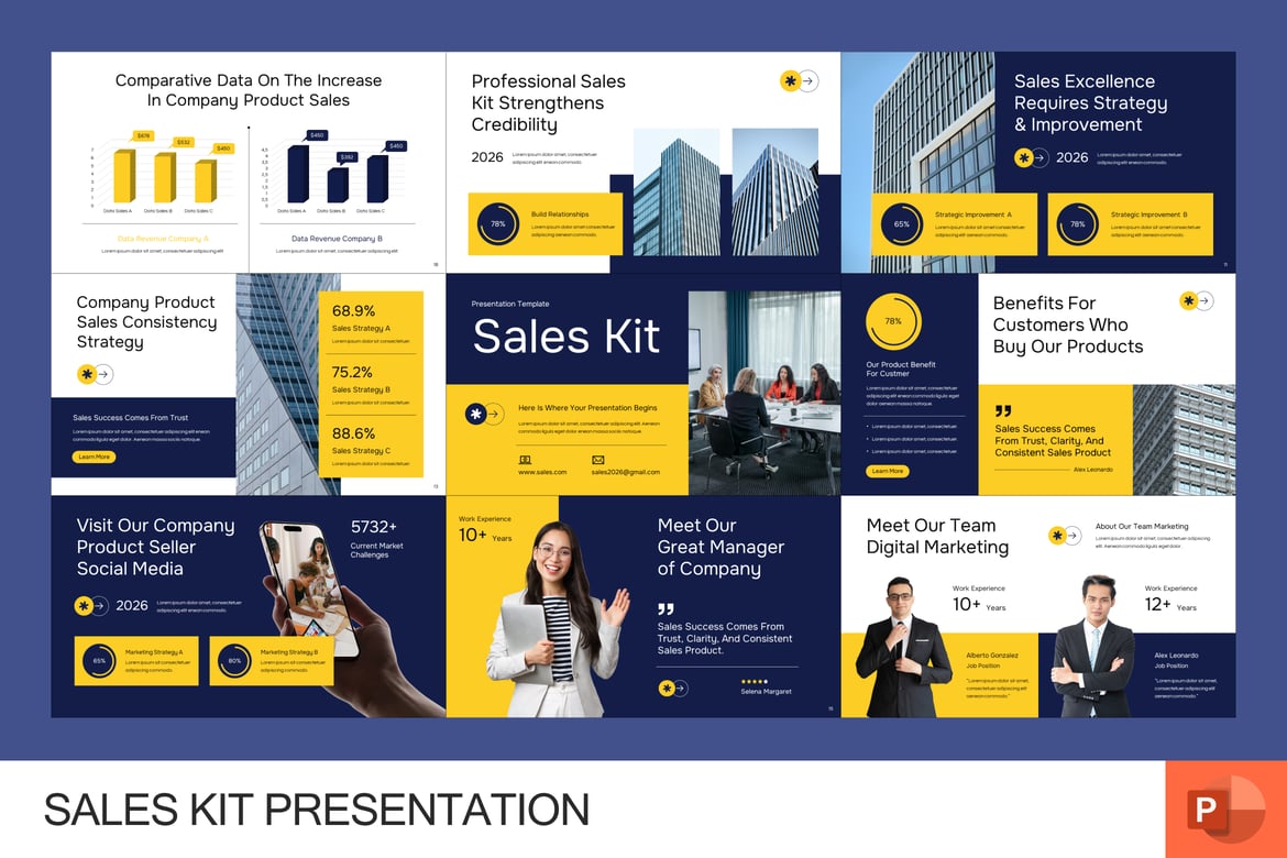 Template Presentasi Sales Kit yang Menarik dan Profesional