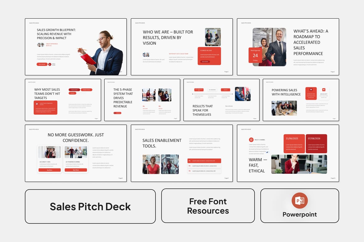 Template Presentasi Pitch Penjualan yang Menarik dan Efektif