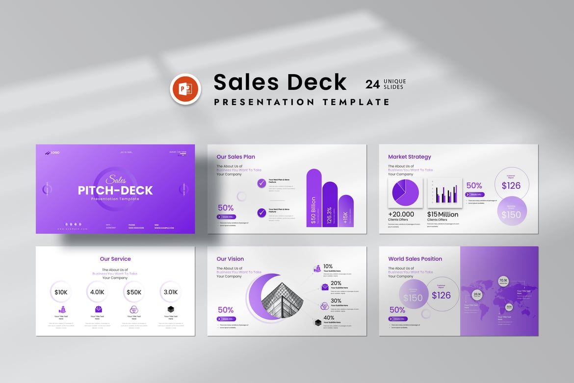 Template PowerPoint Pitch Penjualan yang Menarik dan Profesional