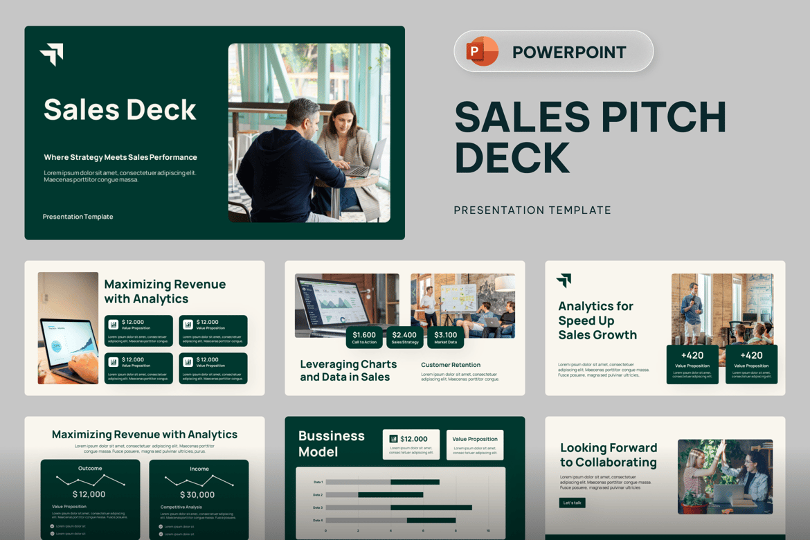 Template Presentasi Penjualan PowerPoint yang Menarik