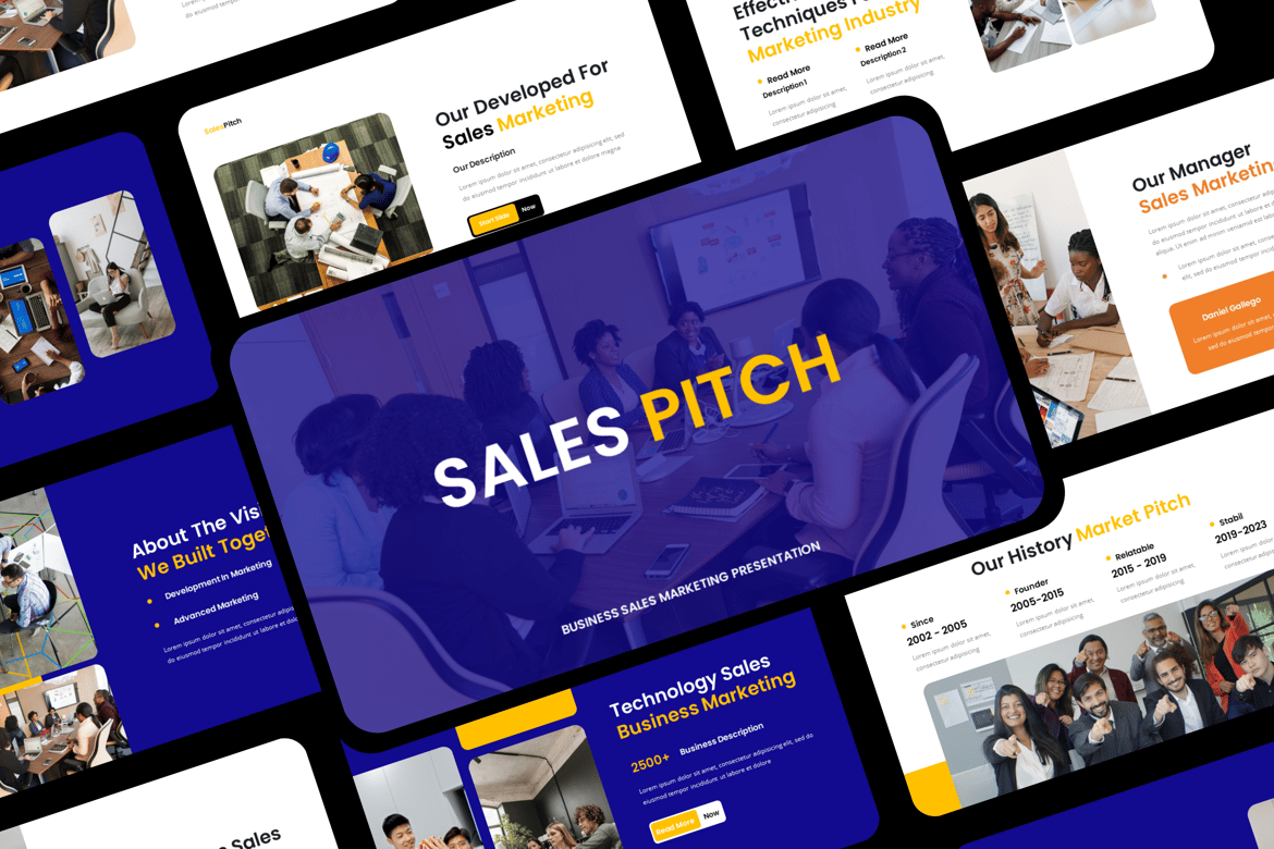 Template Presentasi Powerpoint untuk Pitch Penjualan yang Menarik