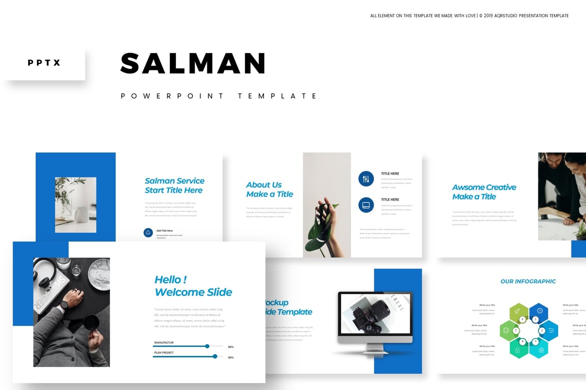 Template PowerPoint Salman - Solusi Presentasi Multifungsi