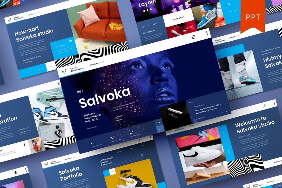 Salvoka – Template Presentasi PowerPoint Profesional untuk Bisnis