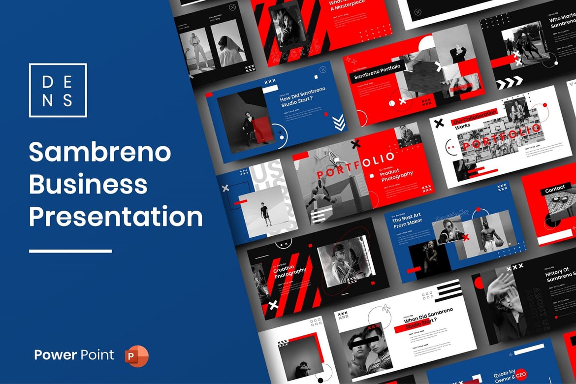 Sambreno – Template Presentasi PowerPoint Kreatif untuk Bisnis