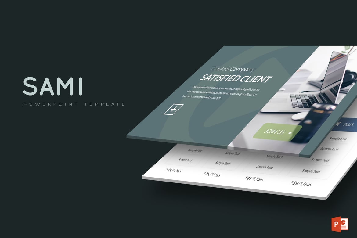 Template PowerPoint Sami - Solusi Presentasi Profesional