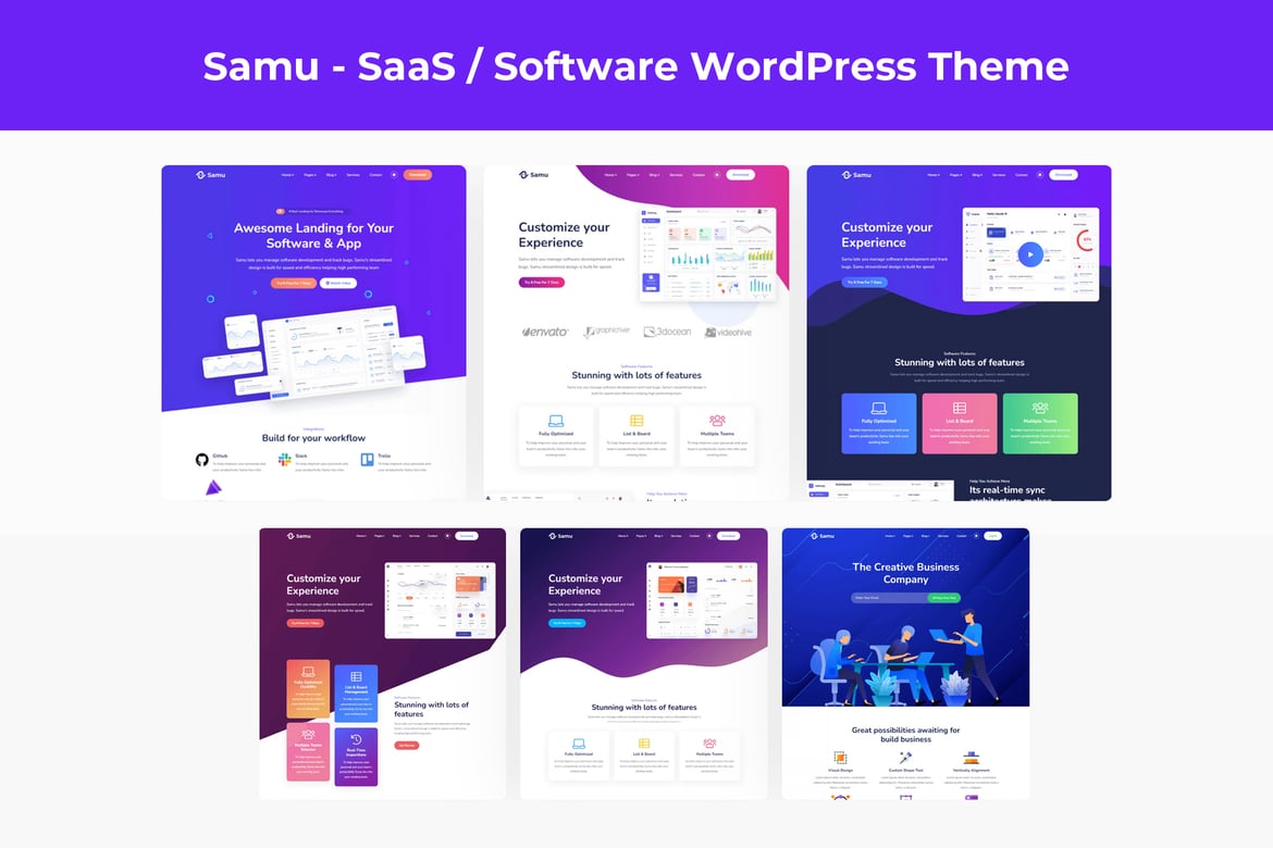 Samu - Tema WordPress Modern dan Responsif untuk SaaS