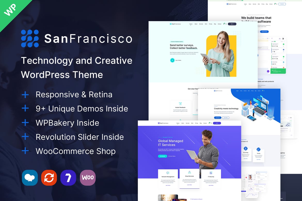 Tema WordPress San Francisco - Kreatif dan Fleksibel untuk Semua Kebutuhan Anda