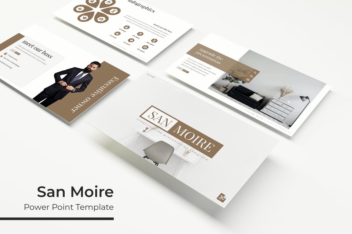 Template Powerpoint San Moire - Solusi Presentasi Profesional