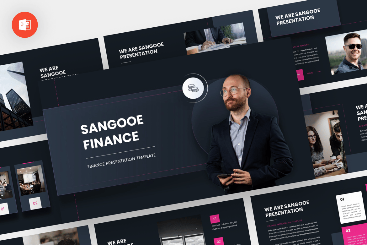 Sangooe - Template Powerpoint Keuangan Profesional