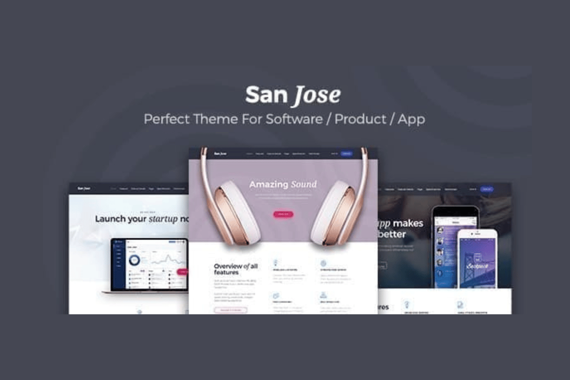 SanJose - Tema WordPress Modern untuk Landing Page yang Menarik