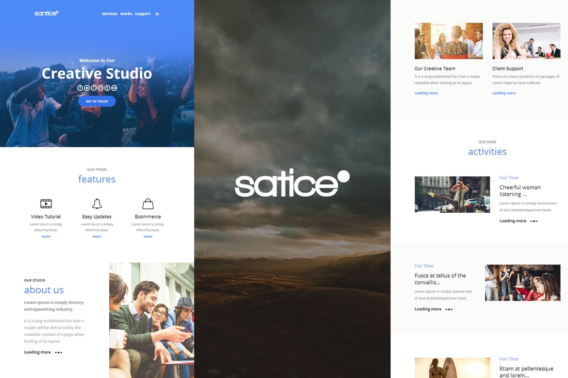 Santice Mail - Template Email Responsif yang Modern dan Bersih