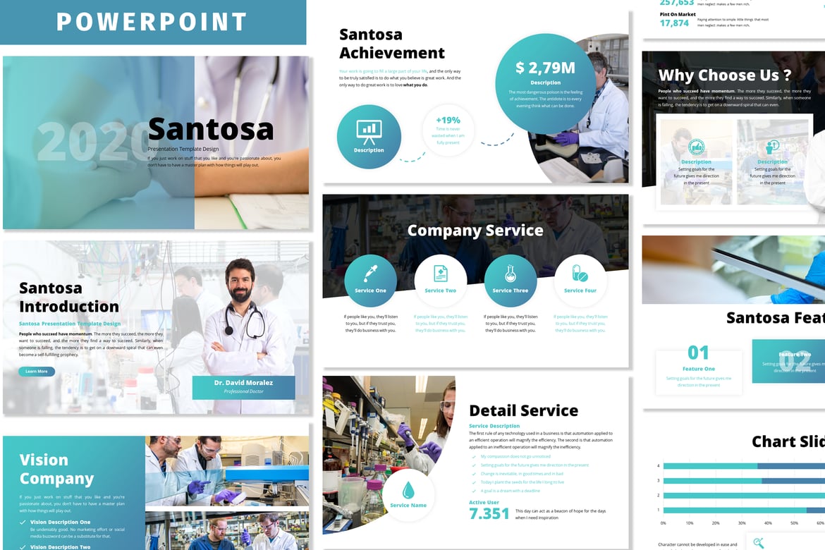 Santosa - Template Powerpoint Profesional untuk Presentasi Bisnis