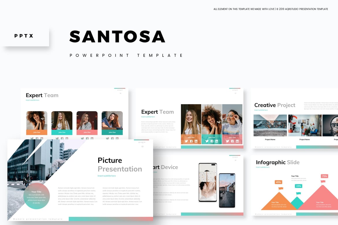 Santosa - Template PowerPoint Serbaguna untuk Presentasi Menarik