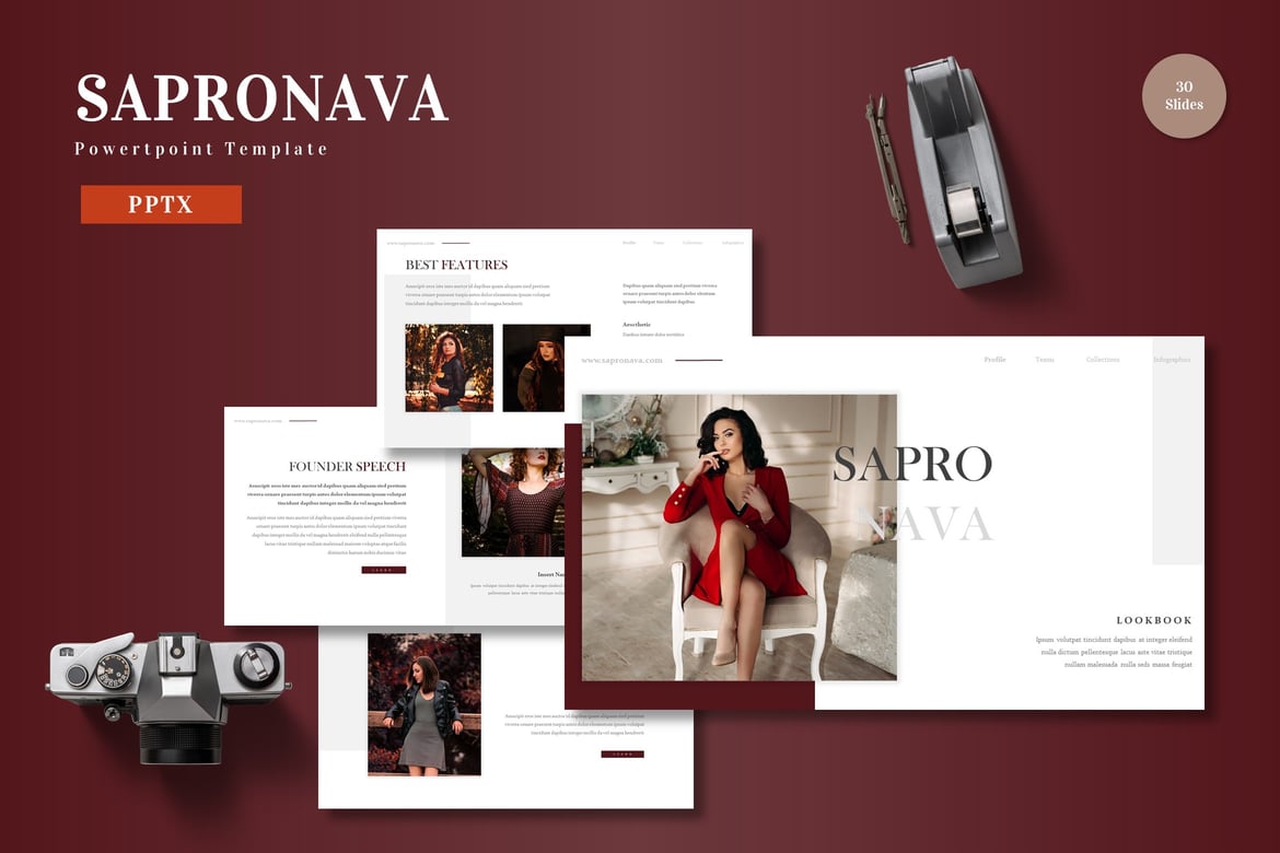 Sapronava - Template PowerPoint Profesional dan Menarik