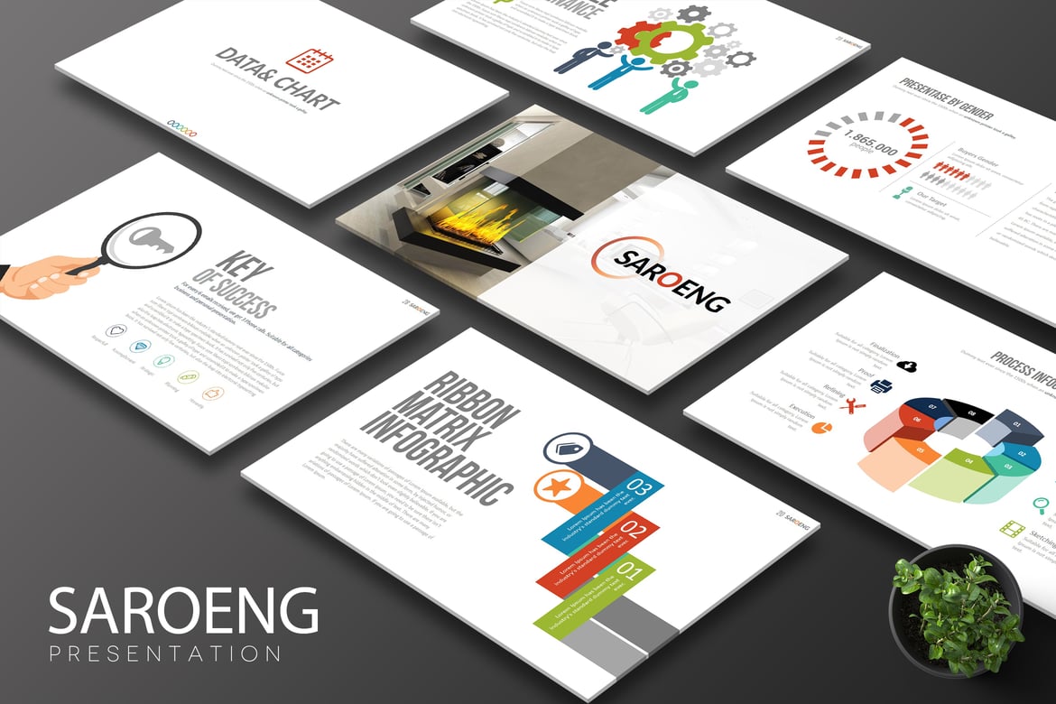 Template PowerPoint Saroeng: Solusi Kreatif untuk Presentasi Anda