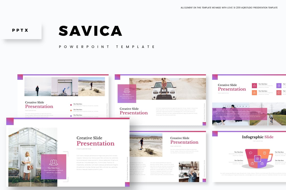 Template PowerPoint Savica - Solusi Ideal untuk Presentasi Anda