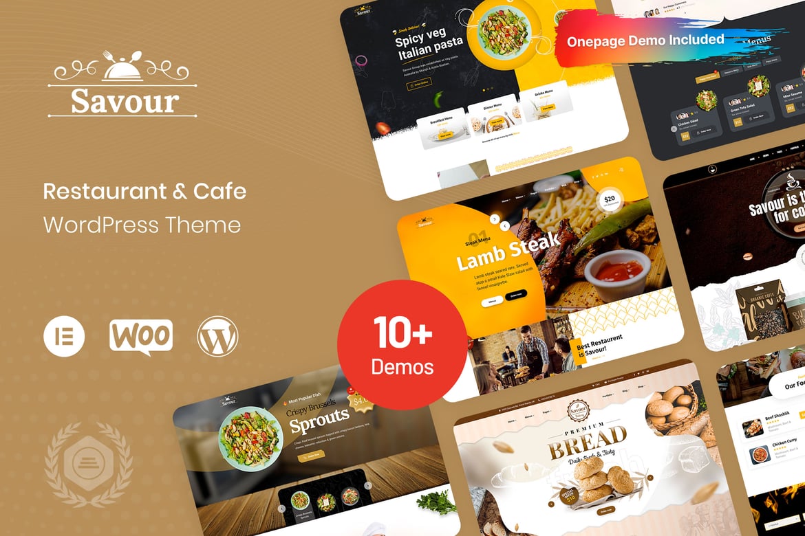 Savour - Tema WordPress Restoran Modern dan Elegan