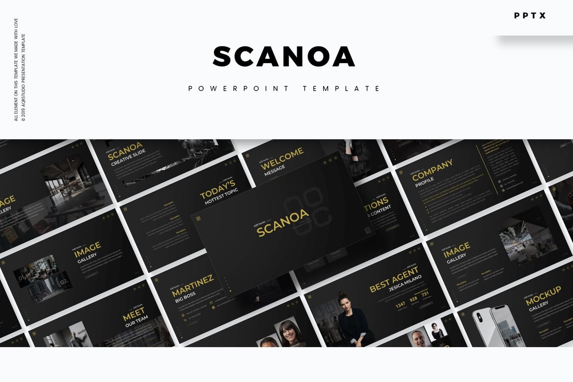 Scanoa - Template Powerpoint Serbaguna untuk Presentasi Menarik