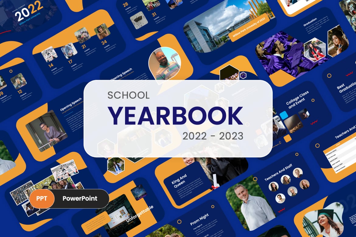 Template PowerPoint Tahun Ajaran - Desain Menarik untuk Presentasi Anda