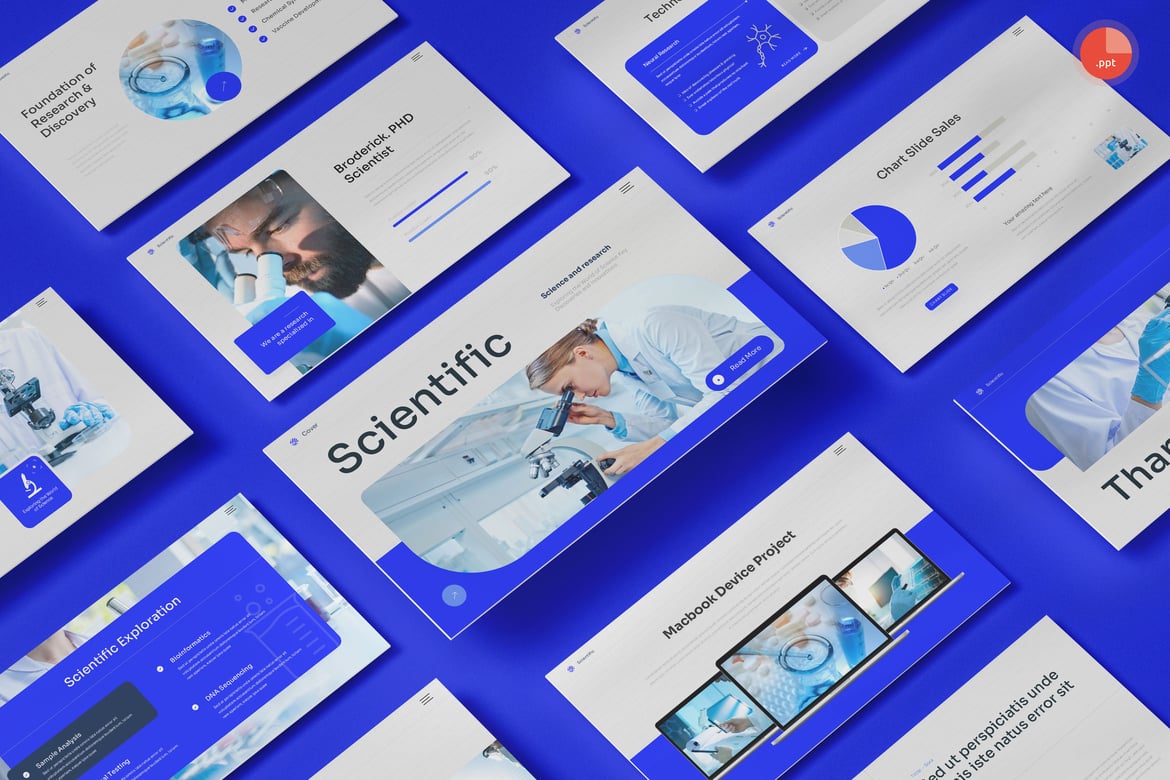 Template Presentasi Ilmiah dan Riset Profesional