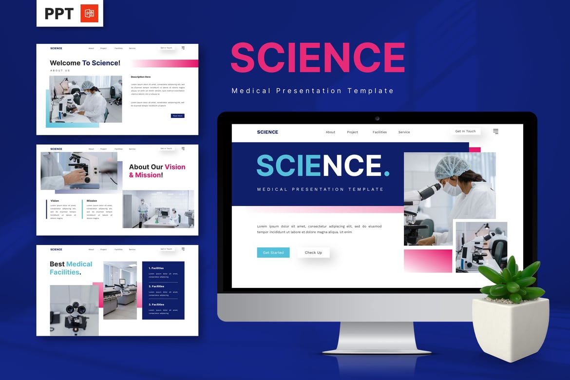 Template PowerPoint Medis untuk Presentasi Ilmiah yang Menarik