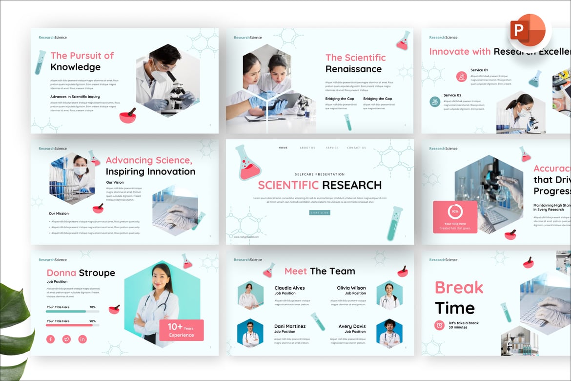 Template Presentasi Penelitian Ilmiah yang Menarik dan Profesional