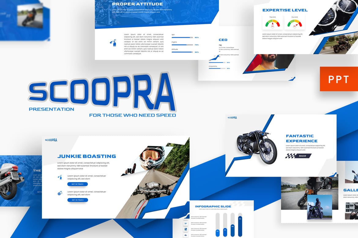 Scoopra - Template Presentasi Powerpoint yang Menarik