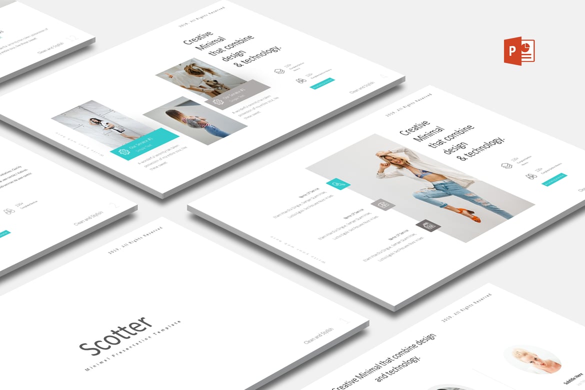 Template PowerPoint Scotter - Solusi Presentasi Kreatif